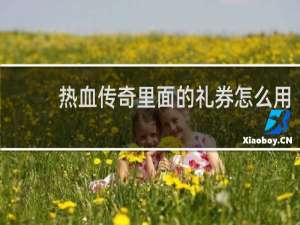 热血传奇里面的礼券怎么用