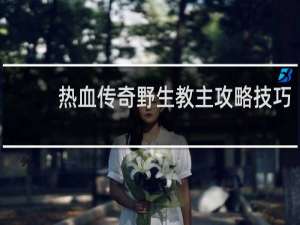 热血传奇野生教主攻略技巧