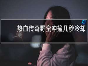 热血传奇野蛮冲撞几秒冷却