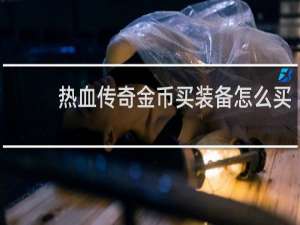 热血传奇金币买装备怎么买