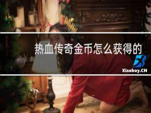 热血传奇金币怎么获得的
