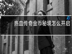 热血传奇金币秘境怎么开启