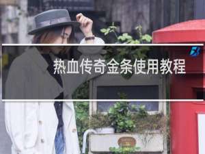 热血传奇金条使用教程
