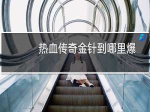 热血传奇金针到哪里爆