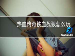 热血传奇铁血战狼怎么玩