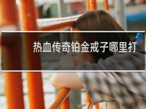热血传奇铂金戒子哪里打