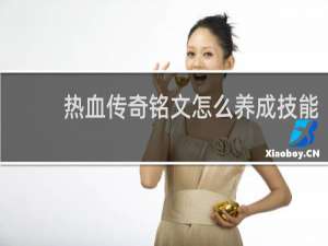 热血传奇铭文怎么养成技能