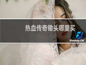 热血传奇锄头哪里买