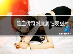 热血传奇附魔属性表图片
