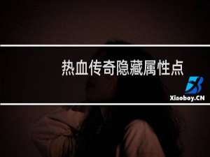 热血传奇隐藏属性点