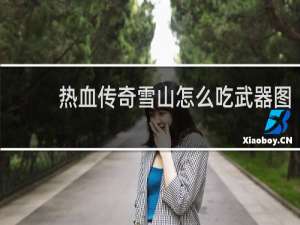热血传奇雪山怎么吃武器图