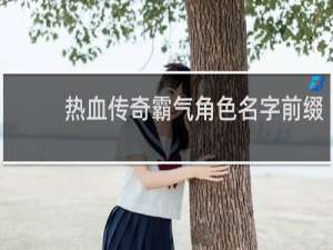 热血传奇霸气角色名字前缀