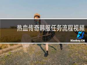 热血传奇韩服任务流程视频