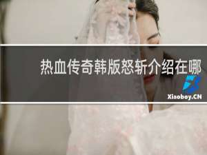 热血传奇韩版怒斩介绍在哪