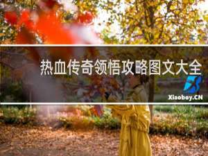 热血传奇领悟攻略图文大全