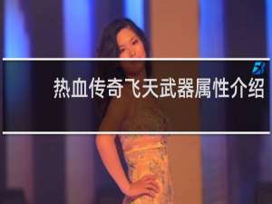 热血传奇飞天武器属性介绍