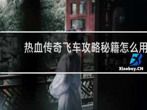 热血传奇飞车攻略秘籍怎么用