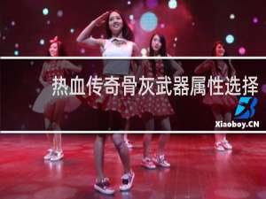 热血传奇骨灰武器属性选择