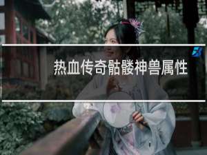 热血传奇骷髅神兽属性