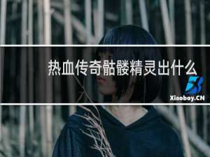 热血传奇骷髅精灵出什么