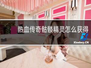 热血传奇骷髅精灵怎么获得