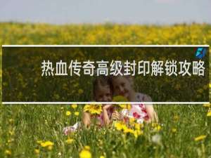 热血传奇高级封印解锁攻略