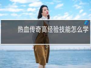 热血传奇高经验技能怎么学