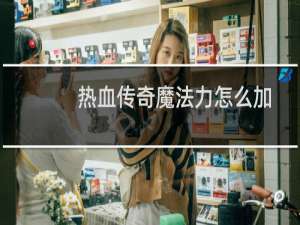 热血传奇魔法力怎么加