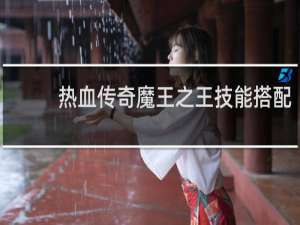 热血传奇魔王之王技能搭配