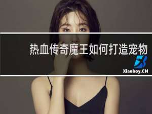 热血传奇魔王如何打造宠物