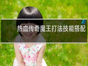 热血传奇魔王打法技能搭配