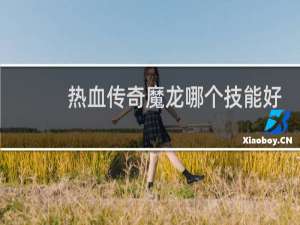 热血传奇魔龙哪个技能好