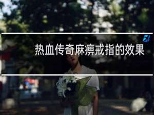 热血传奇麻痹戒指的效果