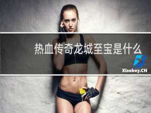 热血传奇龙城至宝是什么