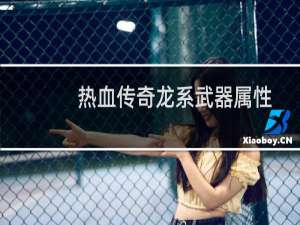 热血传奇龙系武器属性