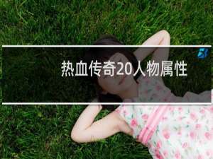 热血传奇 人物属性