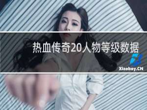热血传奇 人物等级数据