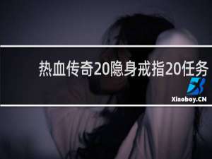 热血传奇 隐身戒指 任务