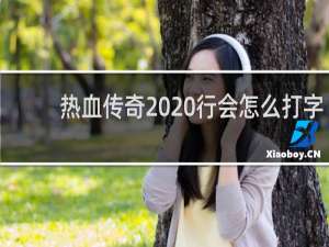 热血传奇  行会怎么打字
