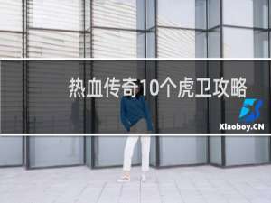 热血传奇10个虎卫攻略