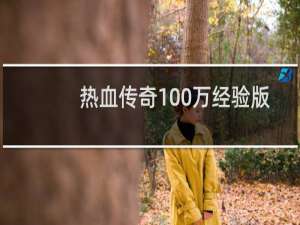 热血传奇100万经验版