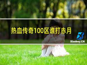 热血传奇100区谁打赤月