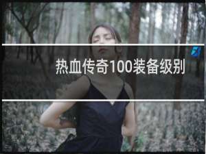 热血传奇100装备级别