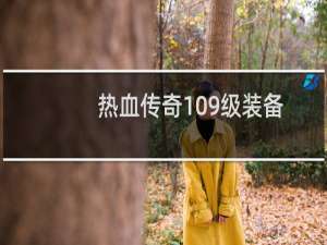 热血传奇109级装备