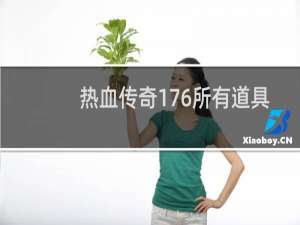热血传奇176所有道具