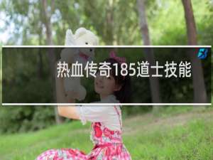热血传奇185道士技能