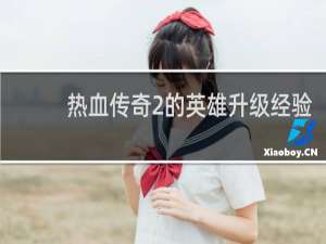 热血传奇2的英雄升级经验