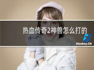 热血传奇2神兽怎么打的