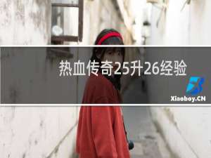 热血传奇25升26经验
