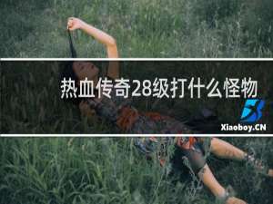 热血传奇28级打什么怪物
